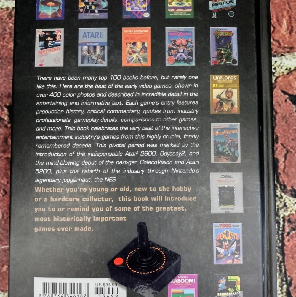 The 100 Greatest Console Video Games Hardcover Book: 1977-1987 by Brett Weiss